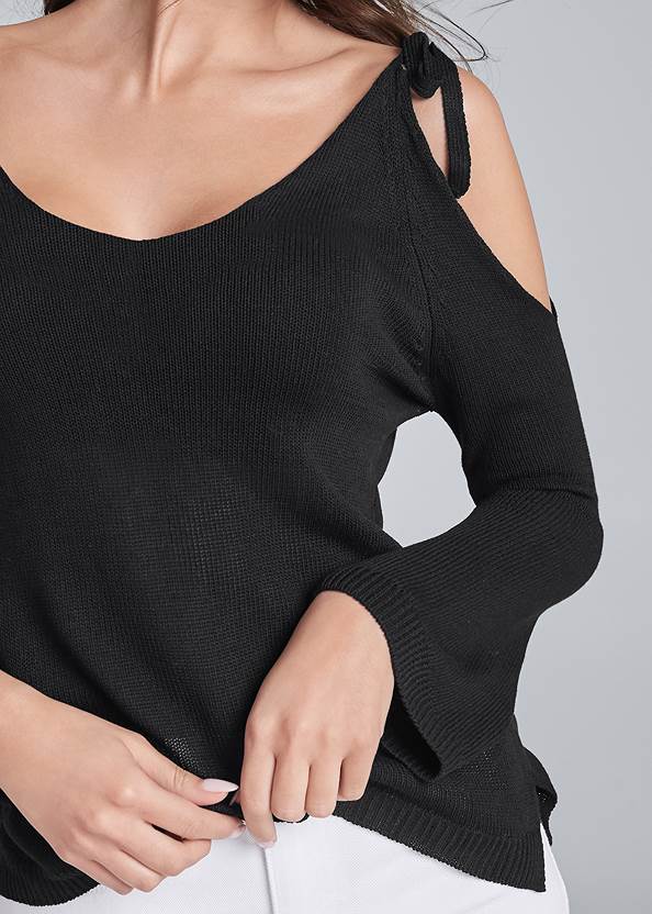 Alternate View Cold-Shoulder Sweater