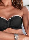 Alternate View Scalloped Bandeau Top