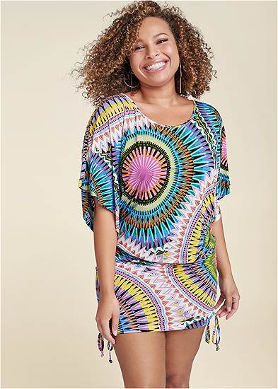 Plus Size Banded Convertible Dress