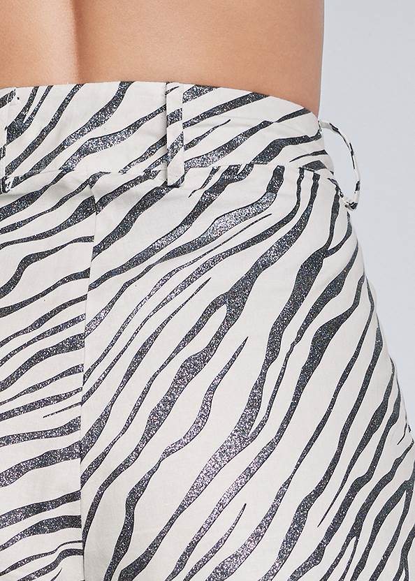 Alternate View Zebra Print Shorts