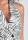 Alternate View Zebra Print Blazer Dress