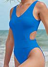 Detail front view Sport Scuba Knit Slim One-Piece