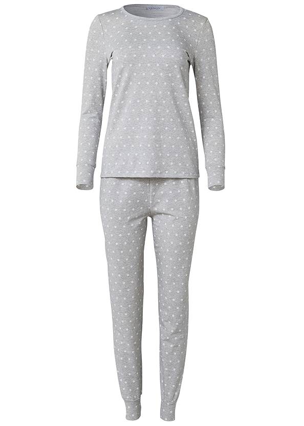Ghost with background  view Printed Sleep Jogger Set