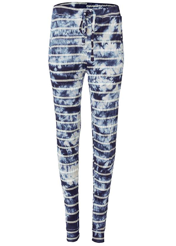 Ghost with background  view Tie Dye Pajama Joggers