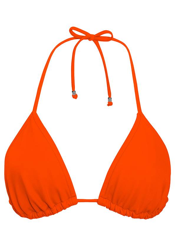 Burnt Orange TRIANGLE STRING BIKINI TOP from VENUS