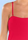 Detail front view Classic Bandeau Tankini Top