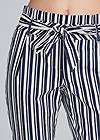 Alternate View Striped Paperbag Pants