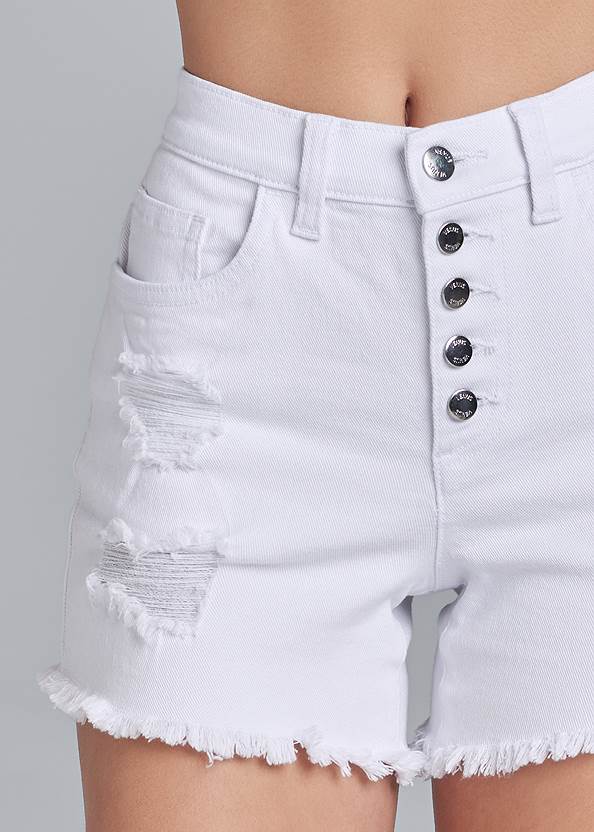 Alternate View Ripped Jean Shorts