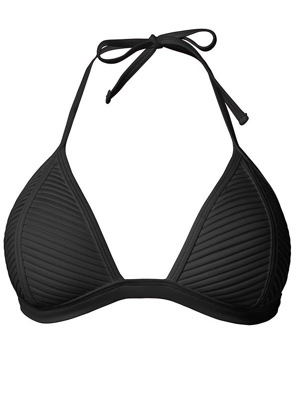 Alternate View Pleat Push-Up Triangle Top