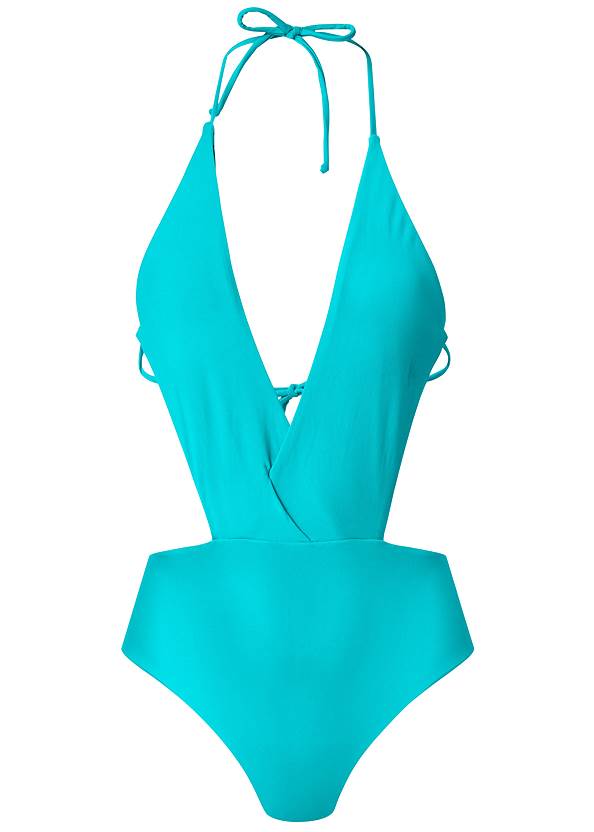 Versatility By Venus™ Reversible Monokini Swimsuit in Neon Blast/Aqua ...