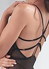 Detail back view Strappy Sheer Babydoll