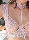 Alternate View Open Cup Bra Cage Panty Set
