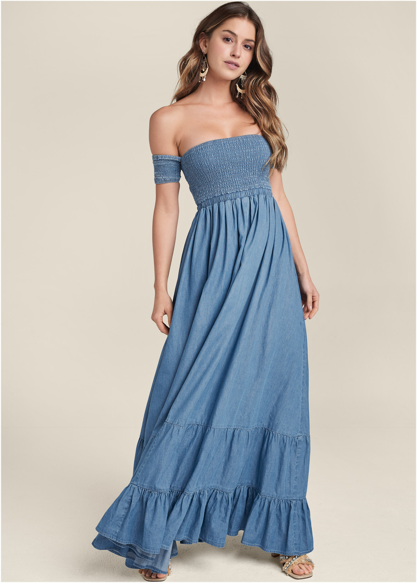 Venus blue 2024 maxi dress