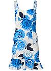 Ghost with background  view Floral Print Bodycon Dress