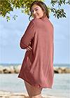 Back View Sheer Tunic Cover-Up