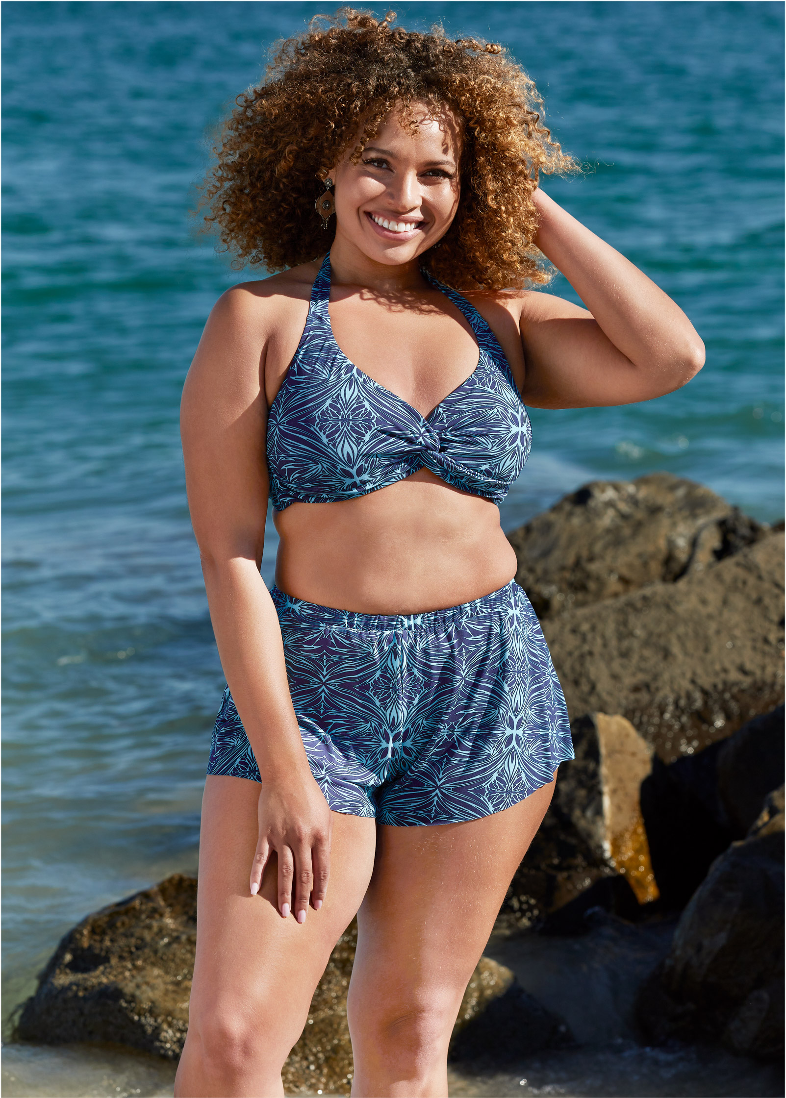 plus size swim clearance