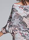 Detail back view Printed Mini Dress