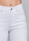 Detail front view Elastic Waistband Jeans