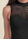 Detail front view Sleeveless Seamless Top