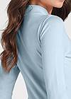 Detail back view Cutout Ring Detail Sweater