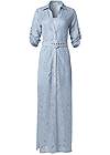 Ghost with background  view Lace Button Down Maxi Dress