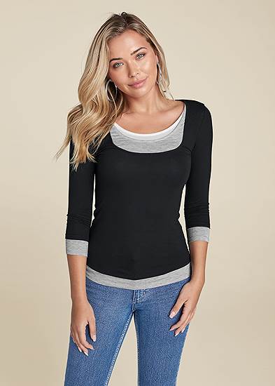 Layered Casual Top