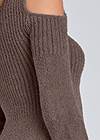 Detail back view Mock-Neck Sweater Dress