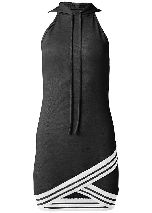 Full front view Hooded Detail Dress