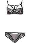Ghost with background  view Strappy Back Bra/Panty Set