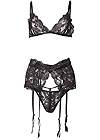 Ghost with background  view Lace 3 Piece Set