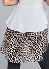 Alternate View Leopard High-Low Blouse