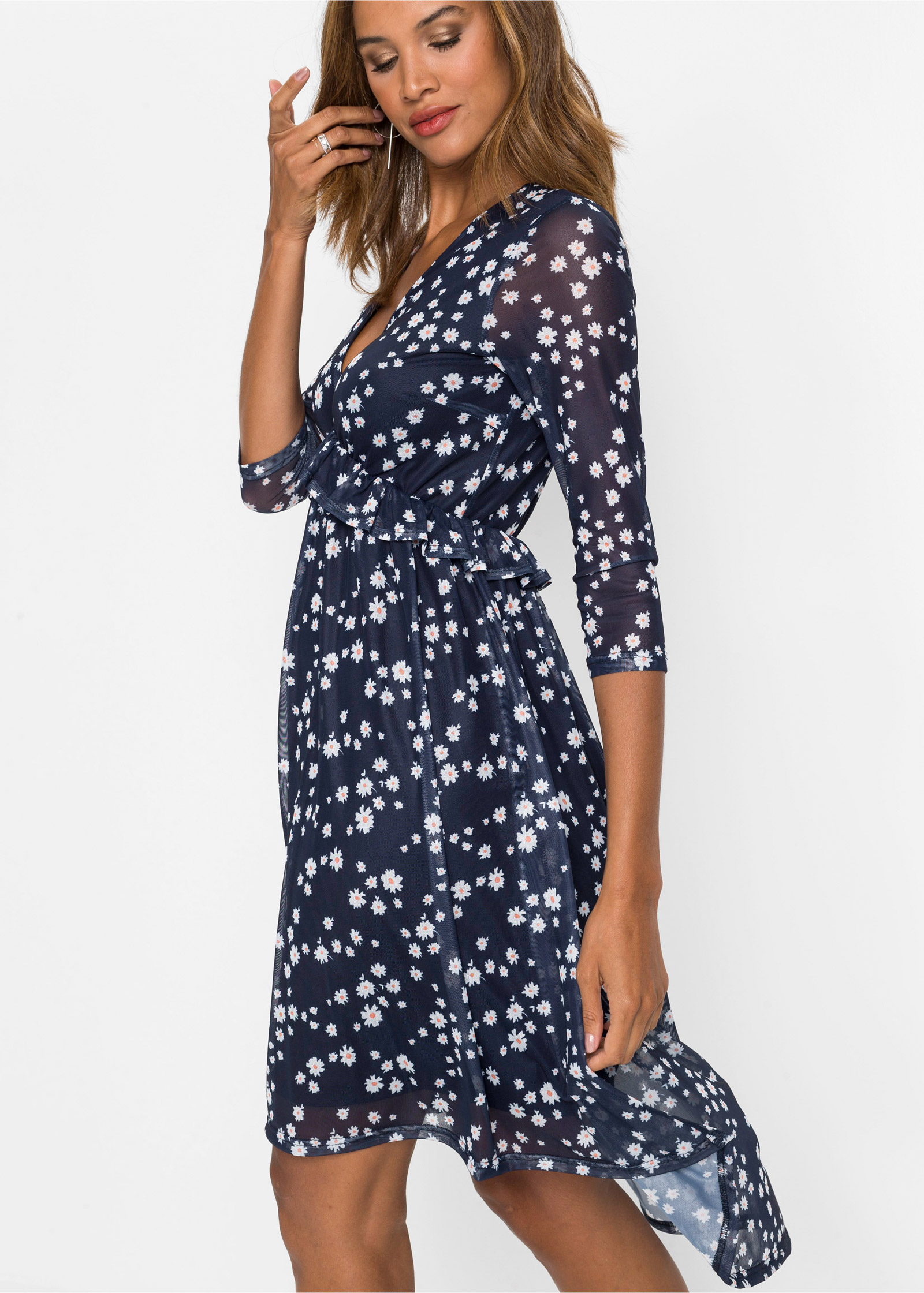 Venus high 2024 low floral dress