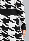 Detail back view Houndstooth Sweater Dress