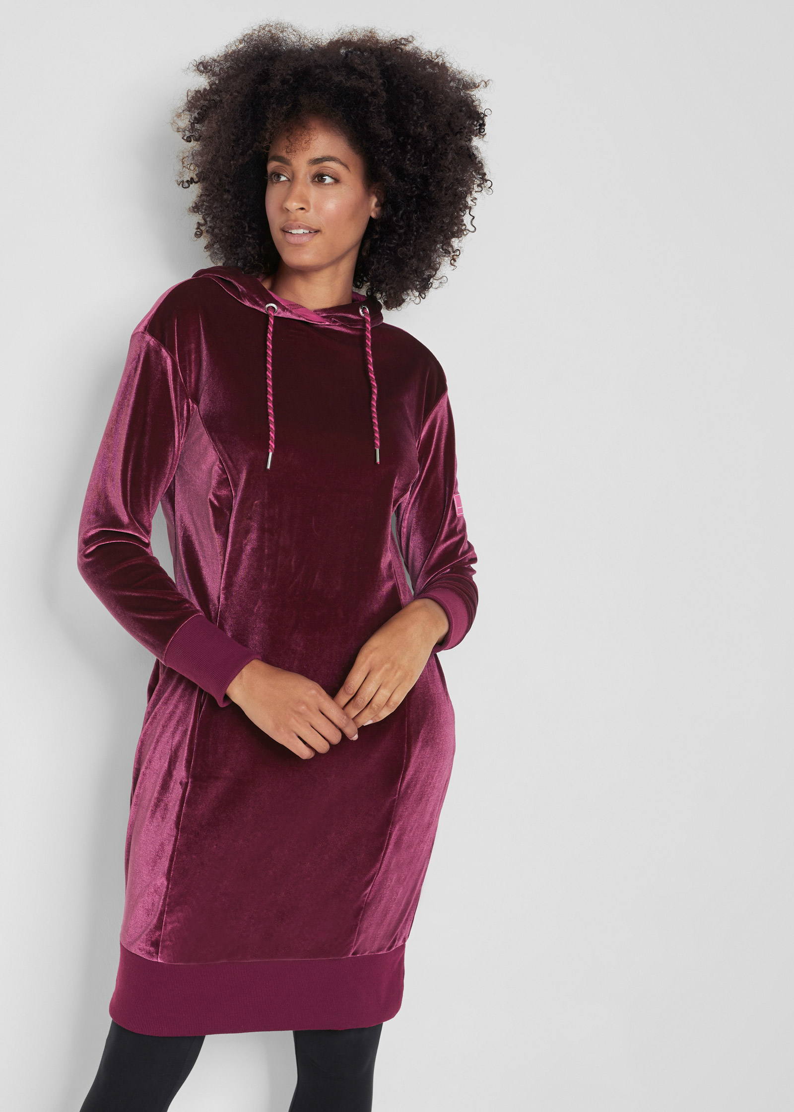 Velvet sale sweater dress