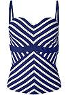 Ghost with background  view St Tropez Stripe Tankini Top