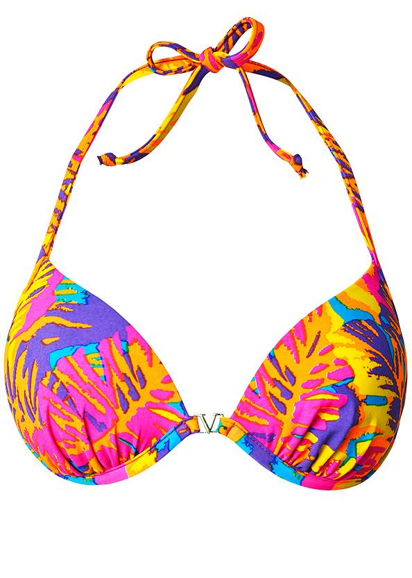 Lovely Leaves Venus Enhancer Halter Top | Underwire Bikinis | VENUS