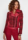 Cropped front view Tweed Jacket