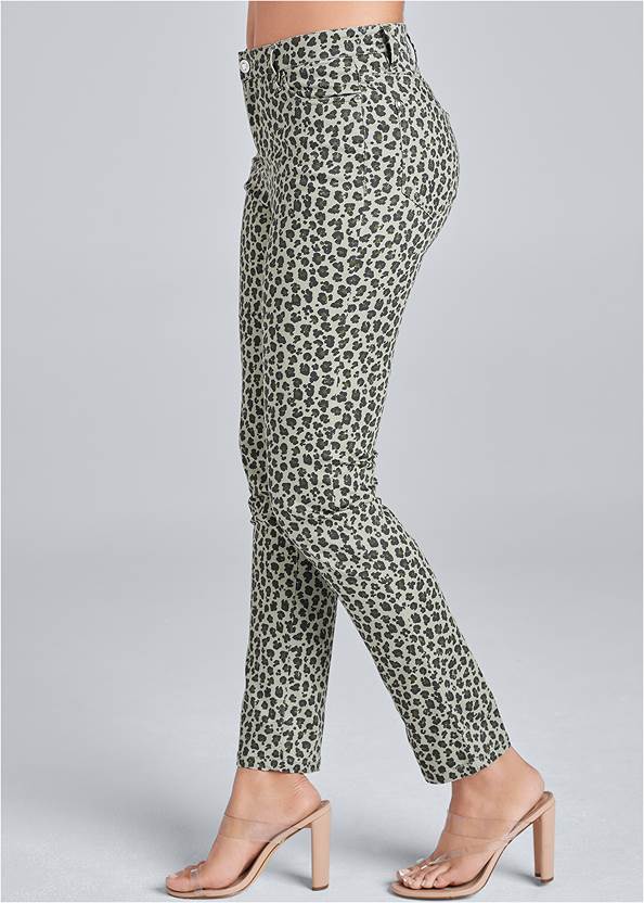 Alternate View Leopard Jeans