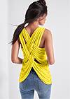Cropped back view Crisscross Detail Top