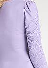 Detail back view Ruched Sleeve Top