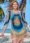 Front View Crochet Detail Cover-Up