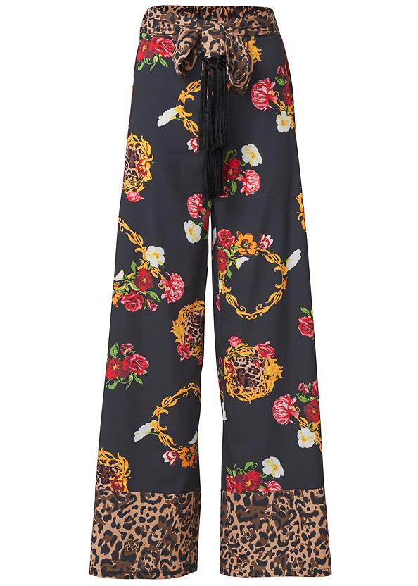 Alternate View Floral And Leopard Pants