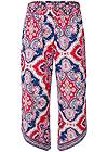 Ghost with background  view Capri Pajama Pants