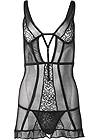 Alternate View Lace And Mesh Chemise