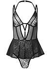 Alternate View Lace And Mesh Romper