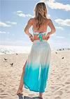 Full back view Ombre Cover-Up Bottoms