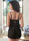 Back View Strappy Babydoll