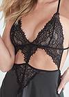 Alternate View Lace Babydoll With Cutouts