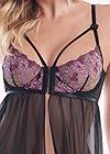 Detail front view Strappy Flyaway Babydoll