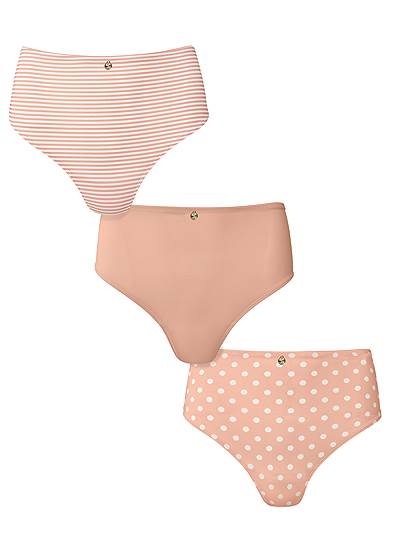 Plus Size Pearl By Venus® Retro Thong 3 Pack, Any 2 For $30